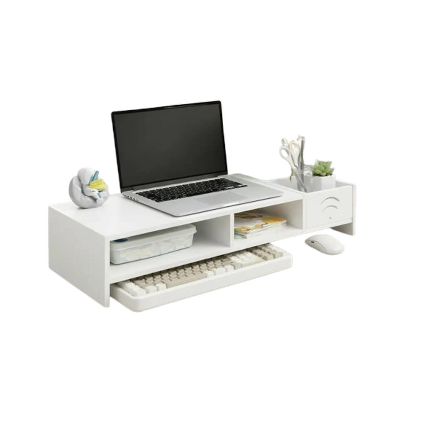 Suport pentru Laptop cu Organizator de Birou